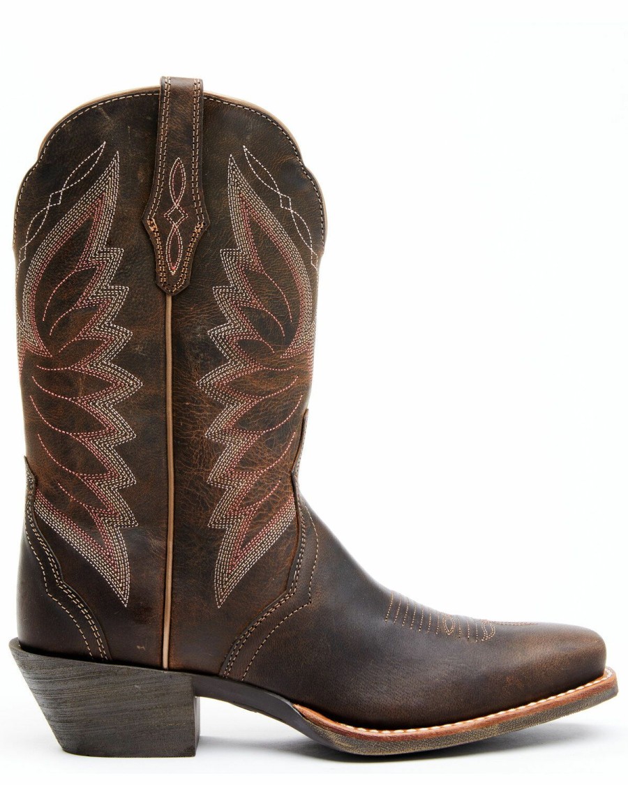 Women * | Bestsellers Ariat Woodsmoke Autry Performance Cowgirl Boots Square Toe