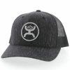 Men * | Best Sellers Hooey Men'S Black O Classic Patch Mesh Cap