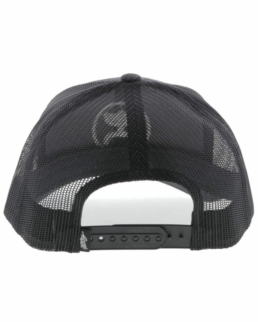 Men * | Best Sellers Hooey Men'S Black O Classic Patch Mesh Cap