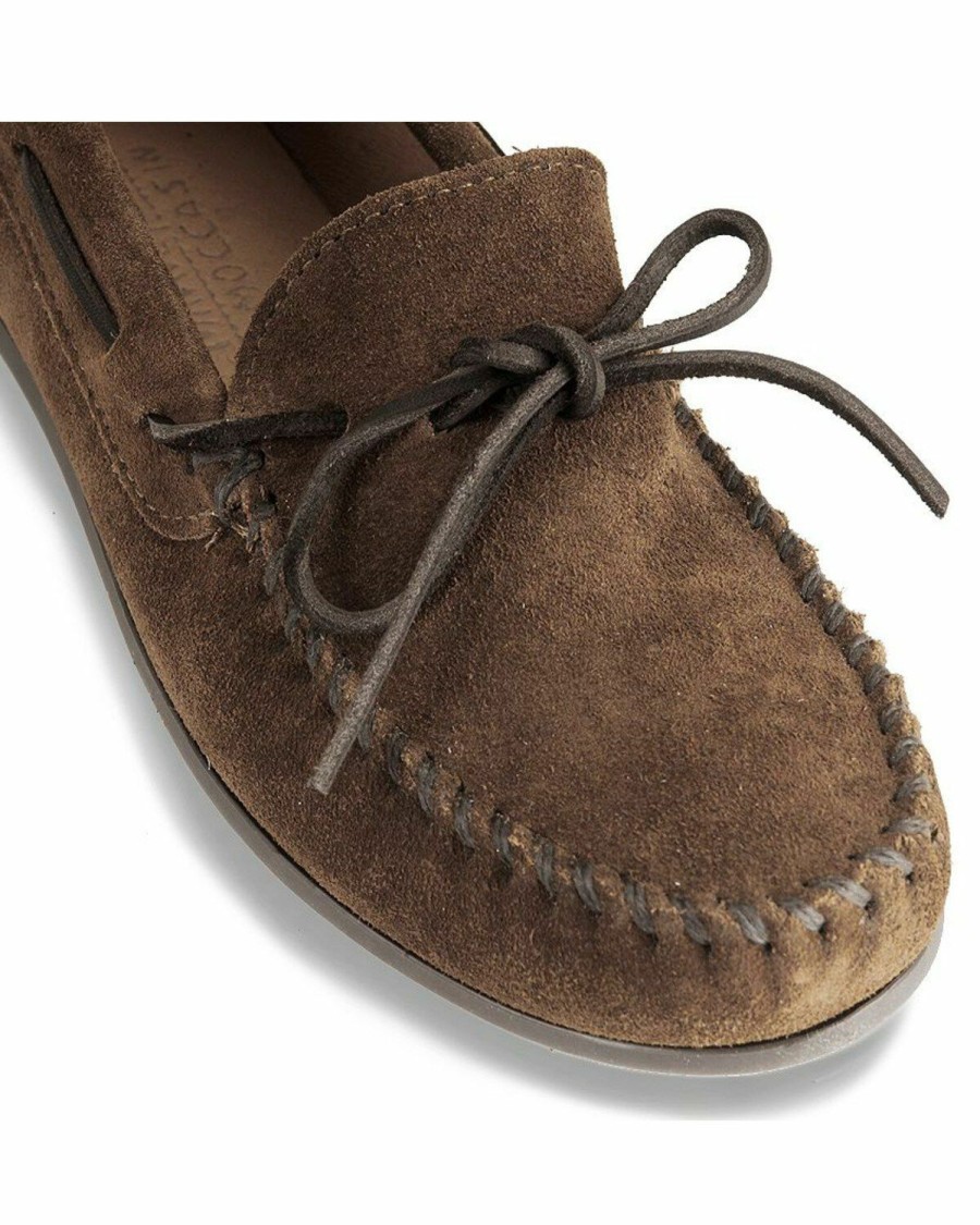 Men * | Premium Minnetonka Classic Moccasin