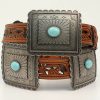 Women * | Cheap Ariat Women'S Turquoise Concho Western Belt