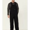 Men * | New Threads Ariat Rebar Men'S Black Duracanvas Stretch Insulated Work Bib Overalls