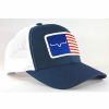 Men * | Official Kimes Ranch Men'S Navy American Trucker Baseball Cap