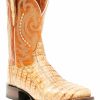 Men * | Best Sellers Dan Post Men'S Tan Caiman Belly Western Boots Square Toe