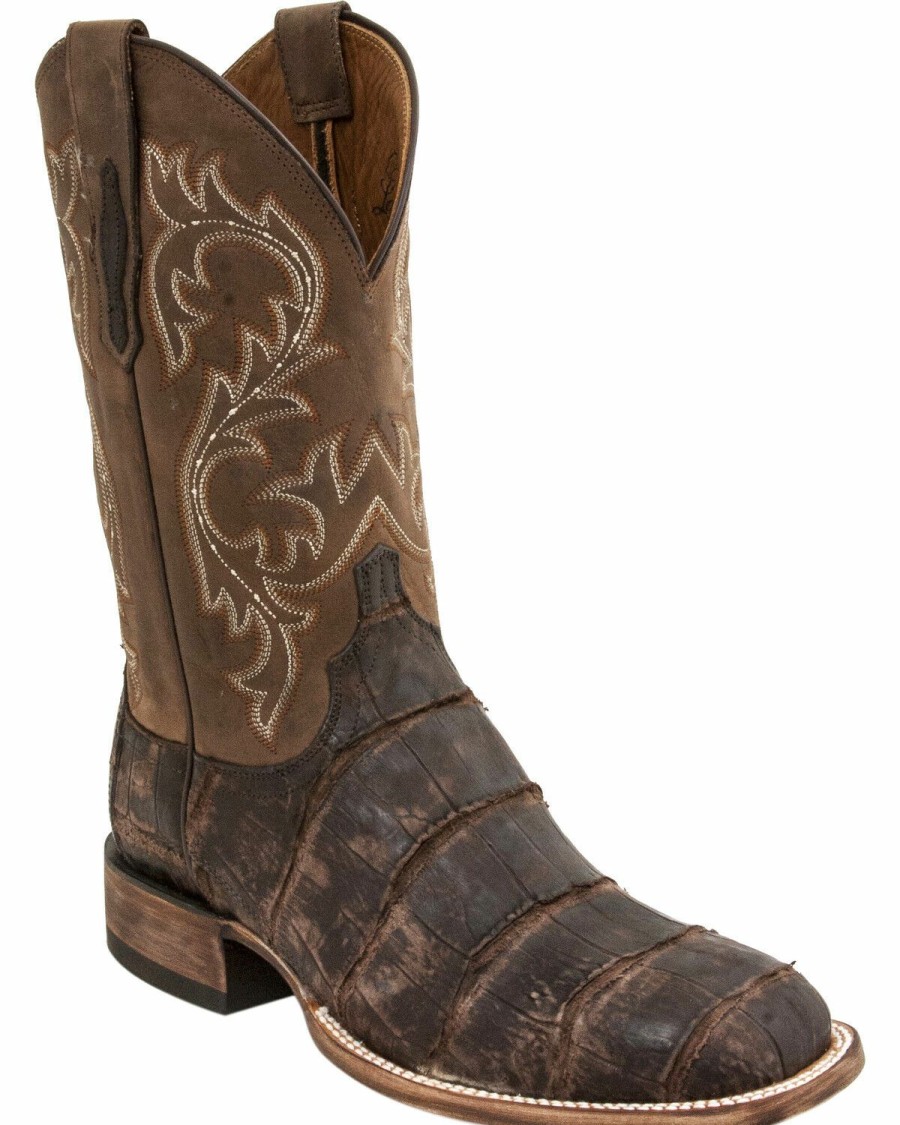 Men * | Attractive Lucchese Men'S Malcolm Alligator Exotic Boots