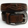 Men * | Best Sellers Cody James Men'S Orange Stitched Belt