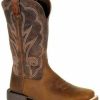 Women * | Top Selling Durango Women'S Lady Rebel Pro Cognac Ventilated Western Boots Square Toe