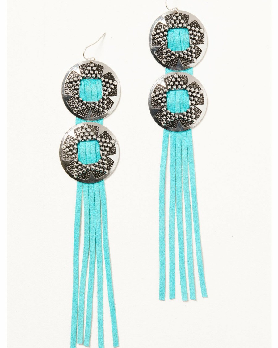 Gifts * | Exquisite Gifts Idyllwind Women'S All That Fringe Concho Earrings