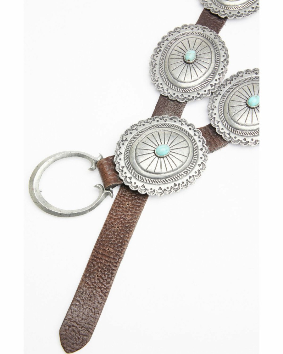 Women * | Sale Online Double D Ranch Women'S Carracas Concho Belt