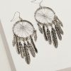 Women * | Special Offers Shyanne Women'S Wild Soul Dreamcatcher Fringe Hoop Earrings