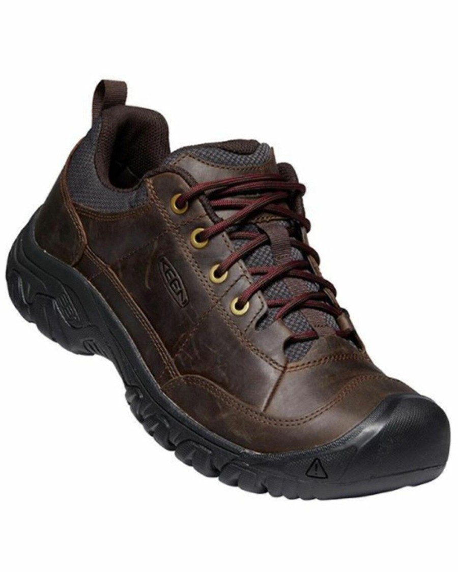 Men * | Hot Selling Keen Men'S Targhee Iii Dark Earth & Mulch Oxford Casual Lace-Up Hiking Shoe