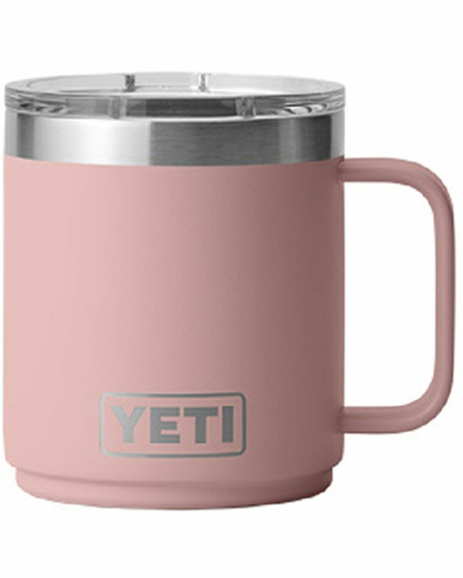 Men * | Best Sellers Yeti Sandstone Pink 10 Oz. Rambler Stackable Magslider Mug