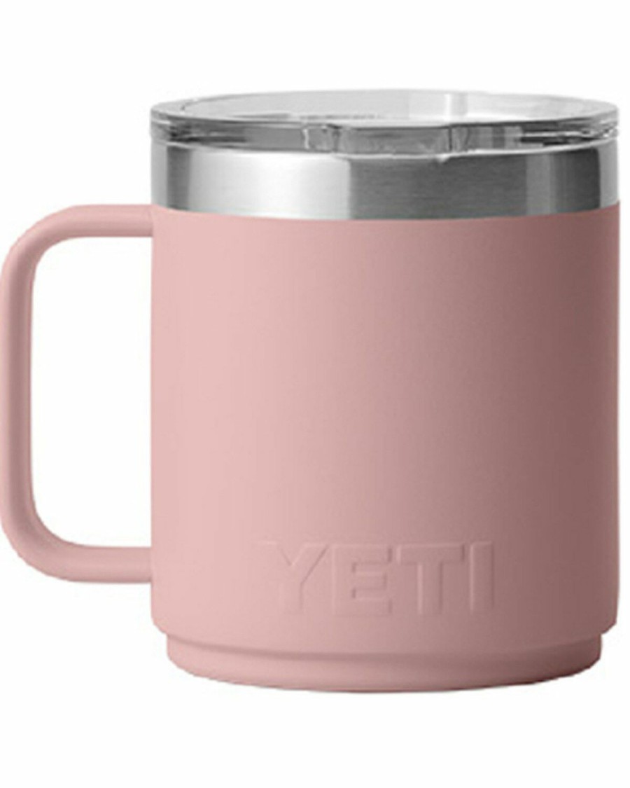 Men * | Best Sellers Yeti Sandstone Pink 10 Oz. Rambler Stackable Magslider Mug