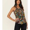 Women * | New Idyllwind Women'S Floral Haze Halter Top