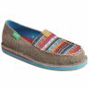 Women * | Special Offers Twisted X Women'S Serape Driving Moccasin Shoes Moc Toe