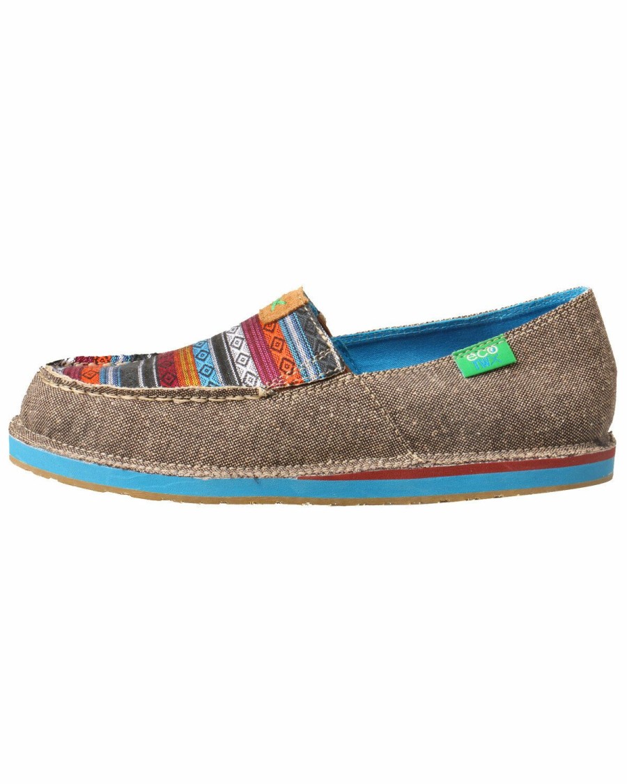 Women * | Special Offers Twisted X Women'S Serape Driving Moccasin Shoes Moc Toe