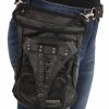 Men * | Hot Sell Milwaukee Leather Conceal & Carry Waist Belt Thigh Bag