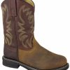 Kids * | Special Offers Smoky Mountain Boys' Buffalo Wellington Western Boots Round Toe