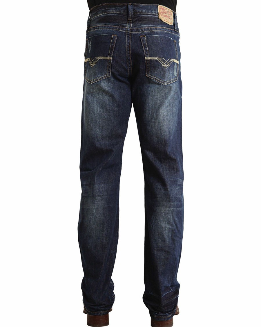 Men * | Cheap Stetson Modern Fit "V" Stitched Jeans