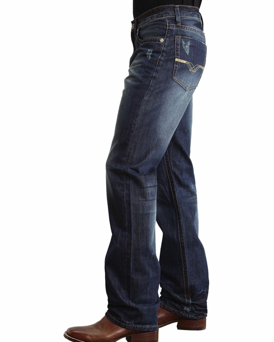 Men * | Cheap Stetson Modern Fit "V" Stitched Jeans