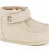 Kids * | Special Offers Roper Infant Boys' Tan Suede Poppet Boots Moc Toe