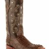 Men * | Special Offers Ferrini Men'S Caiman Croc Print Cowboy Boots Wide Square Toe