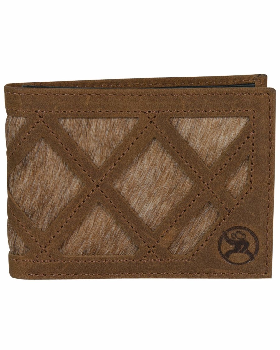 Men * | Unique Hooey Men'S Brindle Inlay Bifold Wallet