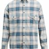 Men * | Unique Wolverine Men'S Fr Plaid Long Sleeve Twill Work Shirt