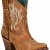 Women * | New Corral Women'S Golden Embroidery Fashion Booties Snip Toe