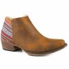 Women * | New Roper Women'S Brown Sedona Booties Snip Toe