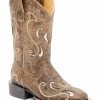 Women * | Cut Price Shyanne Women'S Melody Western Boots Wide Square Toe