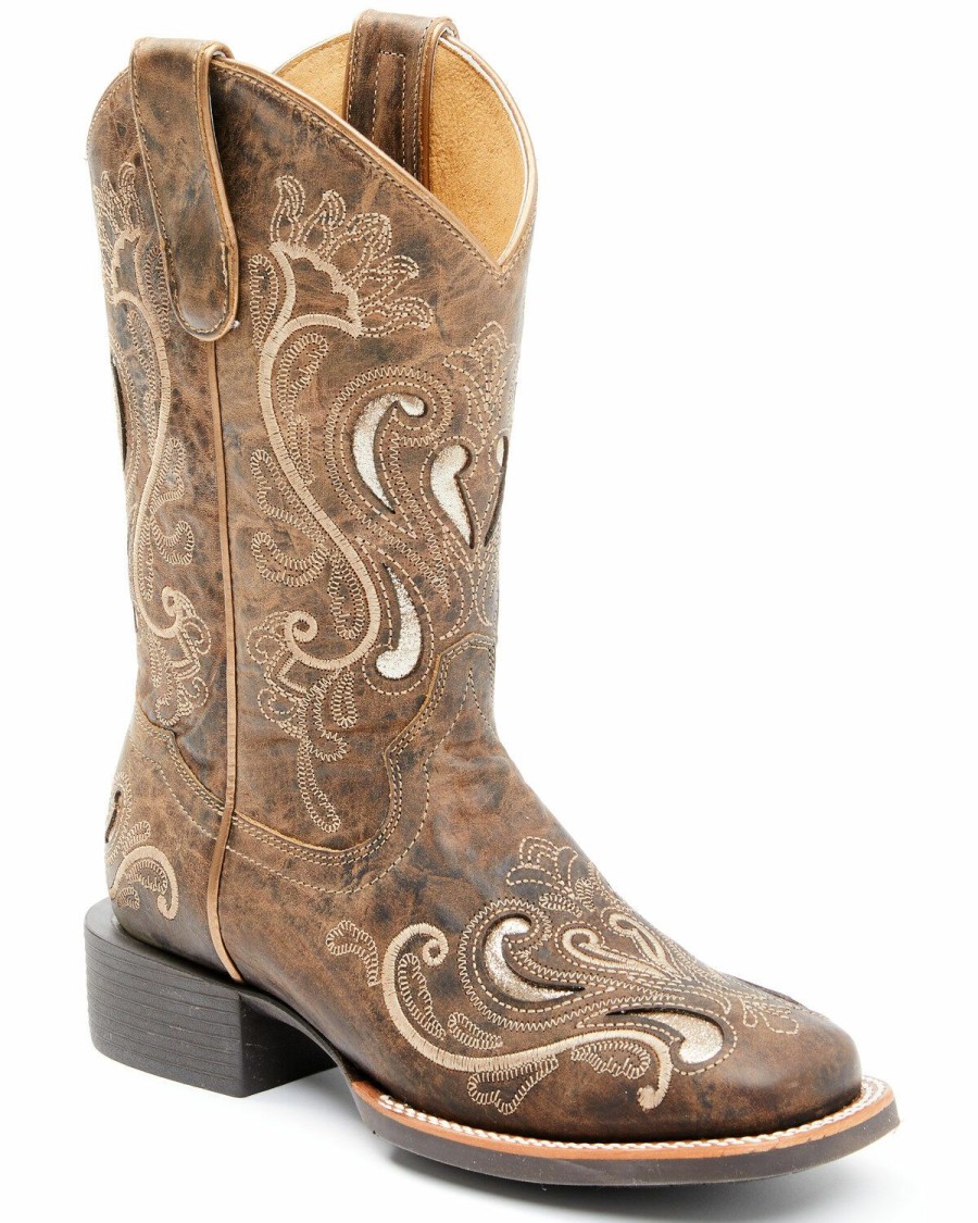 Women * | Cut Price Shyanne Women'S Melody Western Boots Wide Square Toe