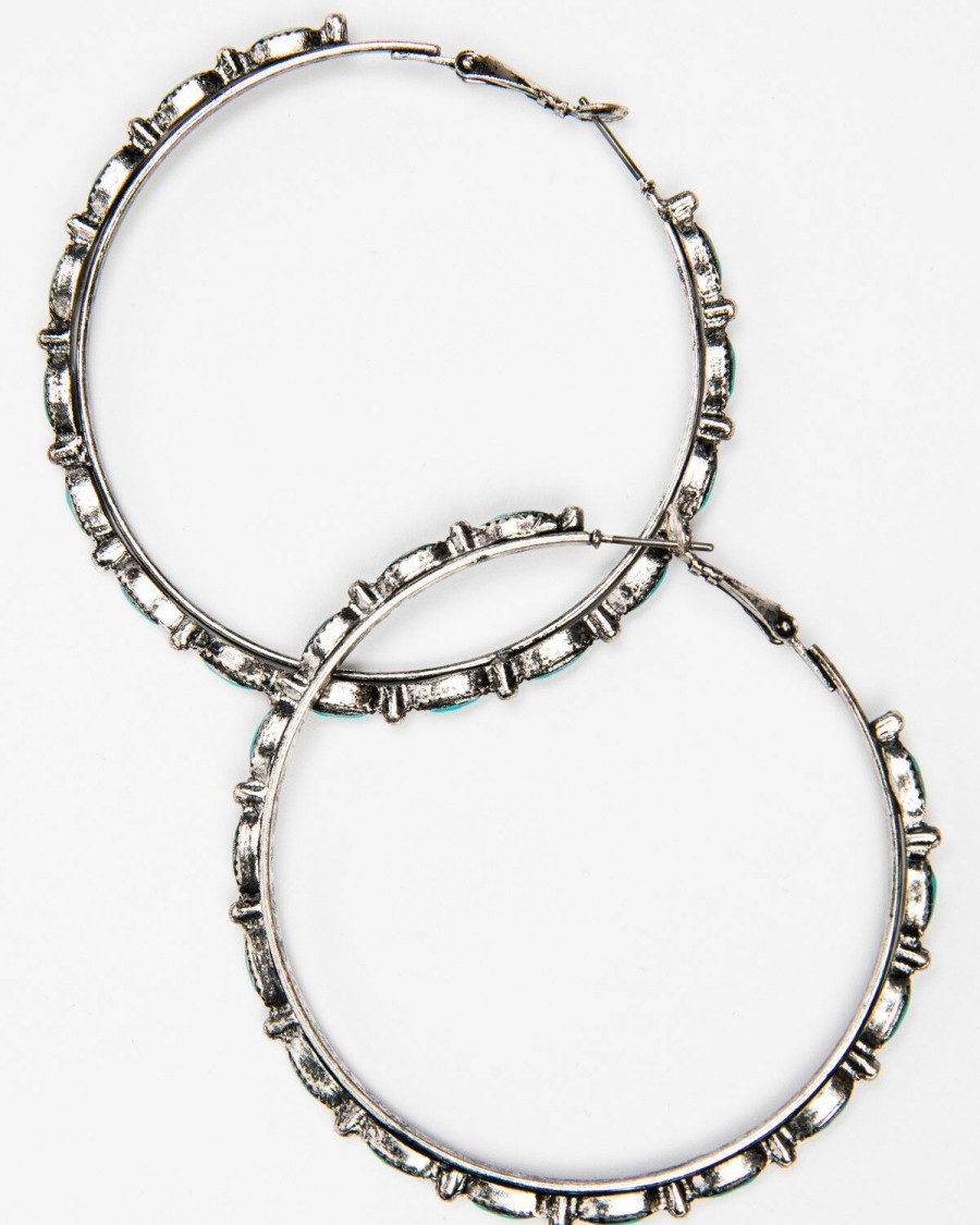 Women * | Special Offers Idyllwind Women'S The Go Around Textured Hoop Earrings