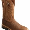 Men * | Special Offers Twisted X Men'S Lite Cowboy Western Work Boots Wide Square Toe