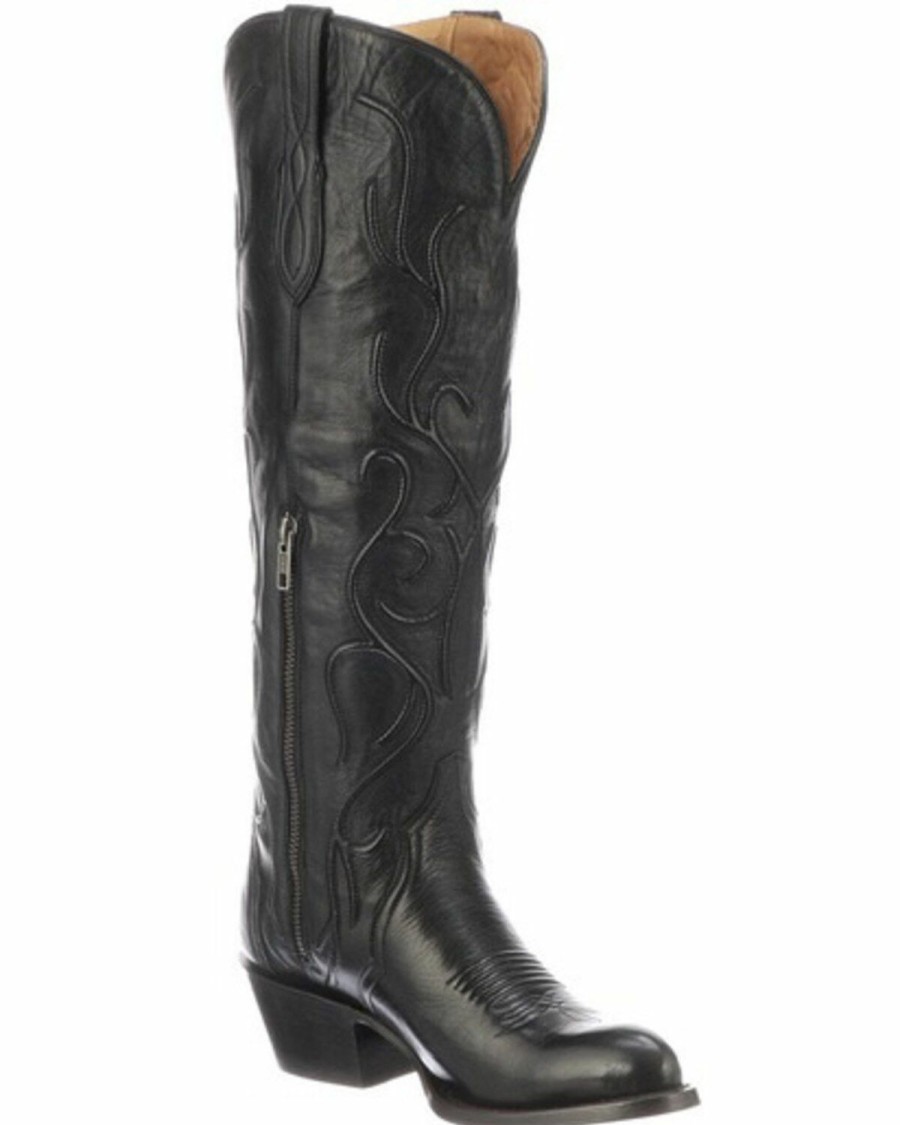 Gifts * | Sale Online Lucchese Women'S Peri Western Boots Round Toe