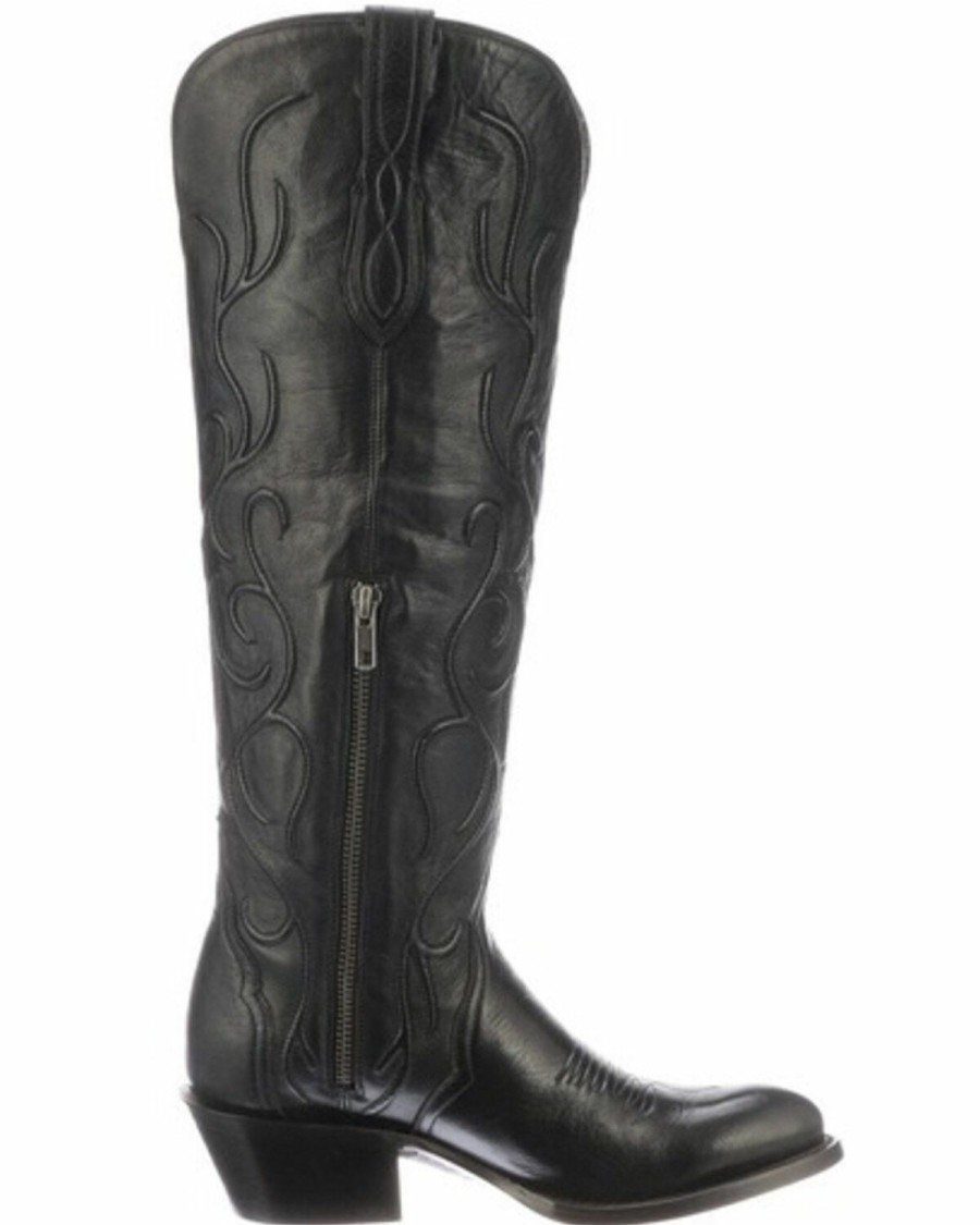 Gifts * | Sale Online Lucchese Women'S Peri Western Boots Round Toe