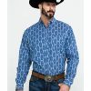 Men * | Cut Price Ariat Men'S Ajax Stretch Paisley Print Long Sleeve Western Shirt