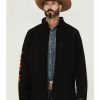 Men * | Premium Rank 45 Men'S Rodeo Logo Sleeve Zip-Front Softshell Jacket