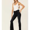 Women * | New Threads Idyllwind Women'S Dark Wash Mid Rise Flare Denim Jeans