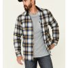 Men * | Special Offers Pendleton Men'Strail Large Ombre Plaid Long Sleeve Button-Down Western Shirt