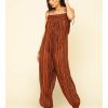 Women * | Sale Online Free People Women'S Stripe Harmen Lurex Jumpsuit