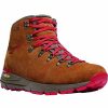 Men * | Cheap Danner Men'S Brown/Red Mountain 600 Hiking Boots