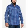 Men * | Special Offers Ariat Men'S Collins Fr Plaid Button Long Sleeve Work Shirt