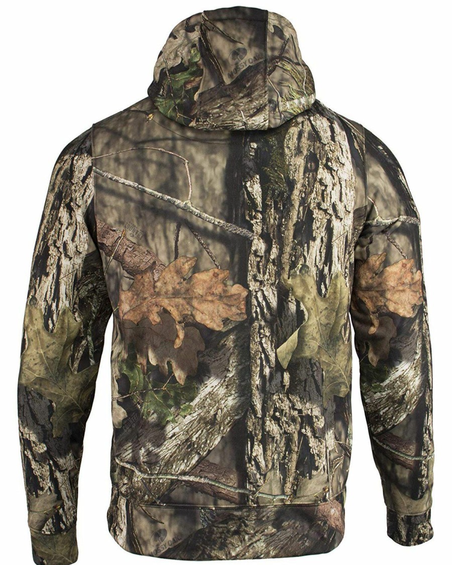 Men * | Hot Selling Milwaukee Leather Men'S Mossy Oak Camo Zip Front Heated Hooded Sweatshirt