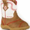 Kids * | New Threads Roper Infant Boys' Cowbaby Baseball Pre-Walker Cowboy Boots Round Toe