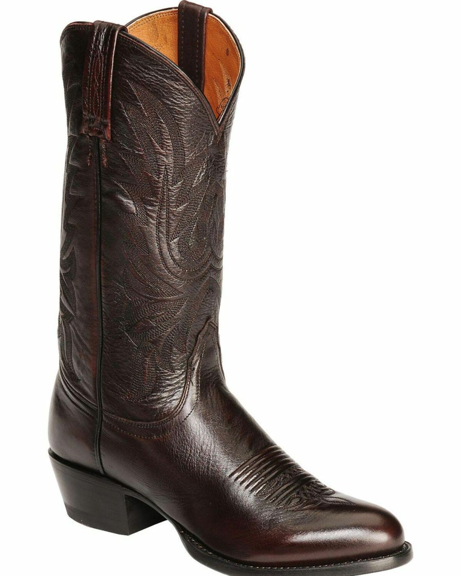 Men * | Top Selling Lucchese Men'S Embroidered Western Boots