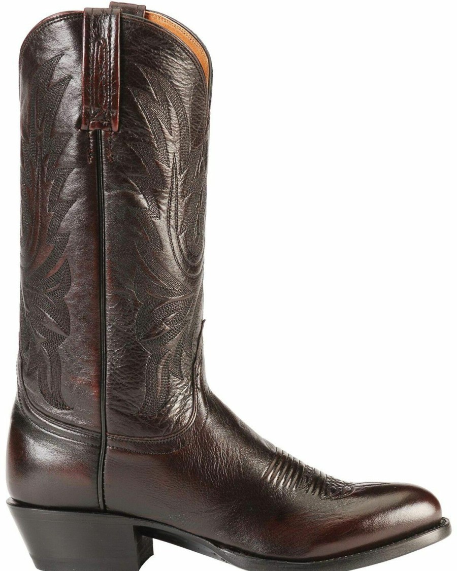 Men * | Top Selling Lucchese Men'S Embroidered Western Boots