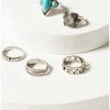 Women * | Exquisite Gifts Shyanne Women'S Labra Moon & Turquoise Ring Set