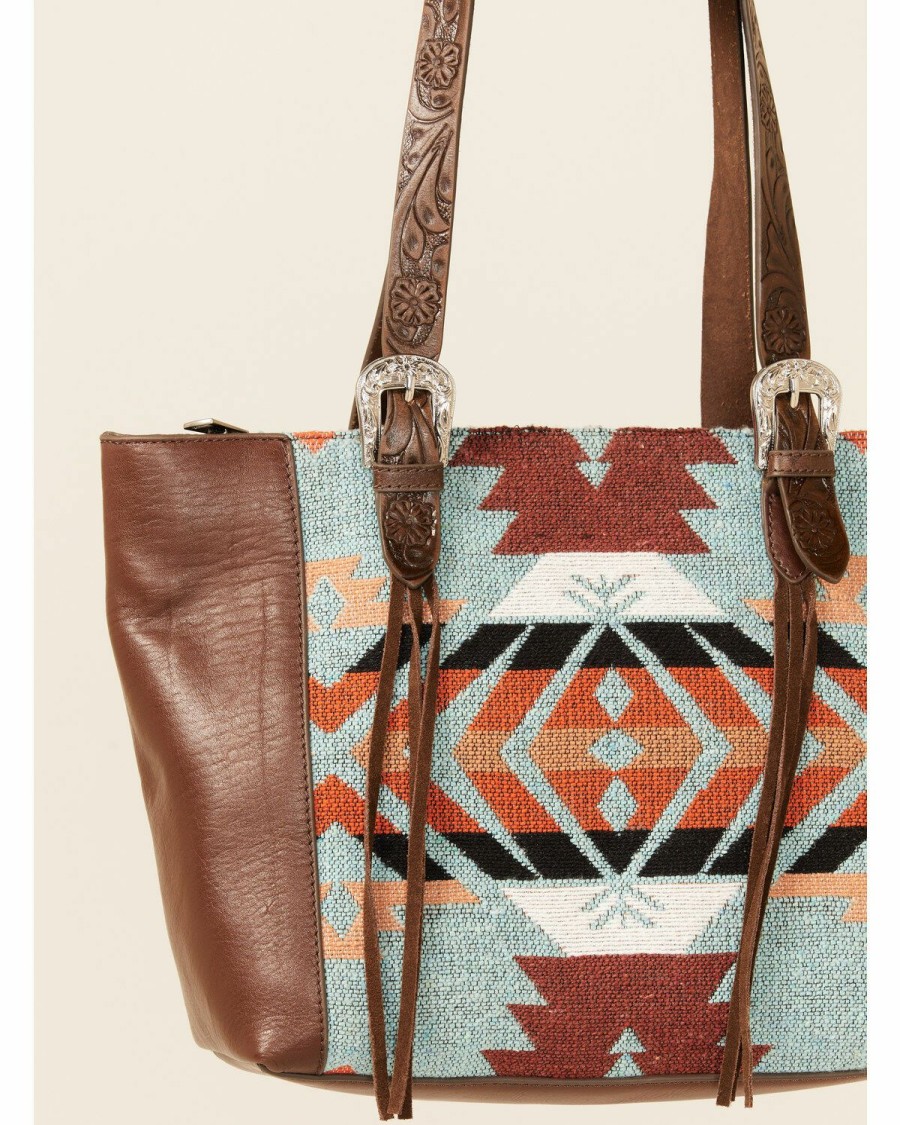 Women * | Best Sellers Shyanne Women'S Southwestern Embroidered Tote Bag