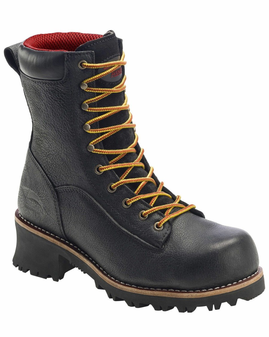 Men * | Hot Sell Avenger Men'S Waterproof Logger Boots Composite Toe